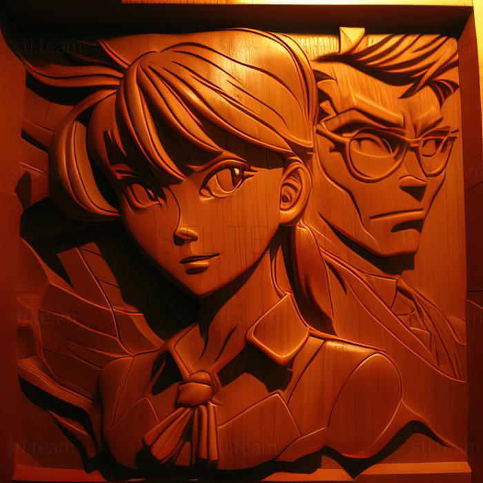 3D model Detective Conan The Scarlet Bullet anime (STL)